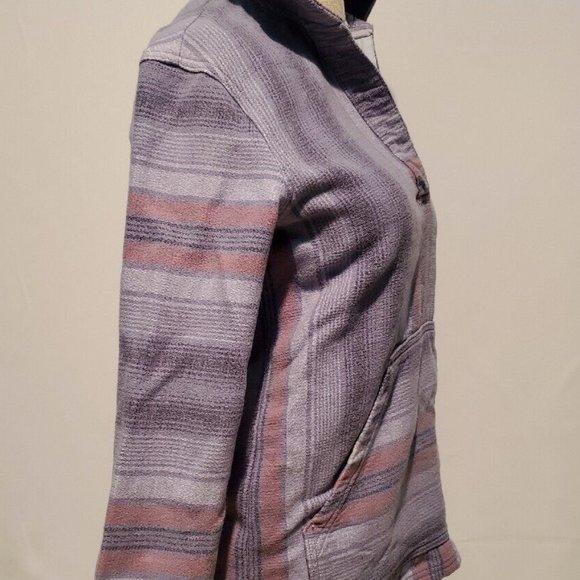 Pendleton Women’s 100% Cotton Surf Pullover Striped XXS Hoodie Hood Pocket - Picture 13 of 14